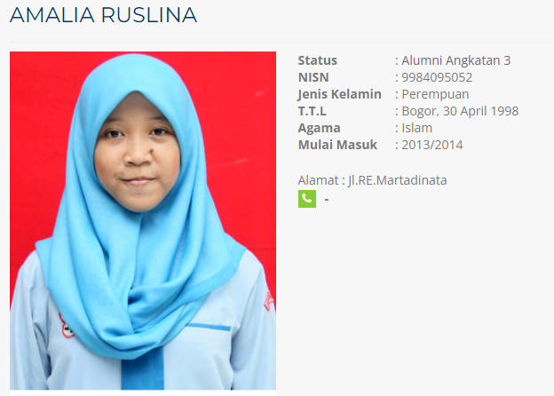 Amalia Ruslina Alumni Angkatan 3