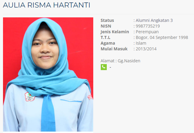 Aulia Risma Hartanti Alumni Angkatan 3