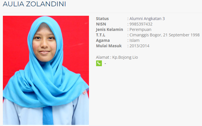 Aulia Zolandini Alumni Angkatan 3