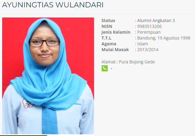 Ayuningtias Wulandari Alumni Angkatan 3