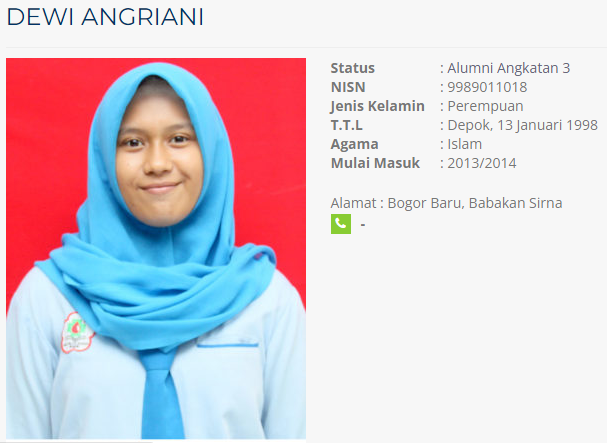 Dewi Angriani Alumni Angkatan 3