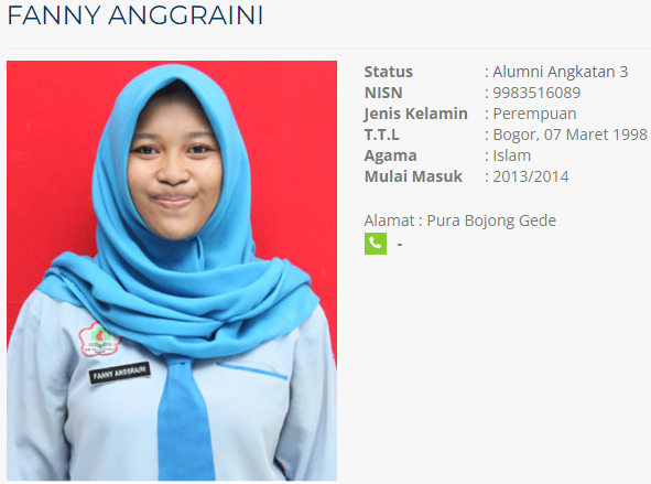 Fanny Anggraini Alumni Angkatan 3