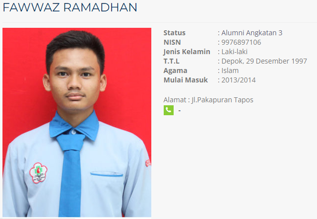 Fawwaz Ramadhan Alumni Angkatan 3
