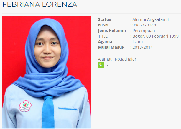 Febriana Lorenza Alumni Angkatan 3