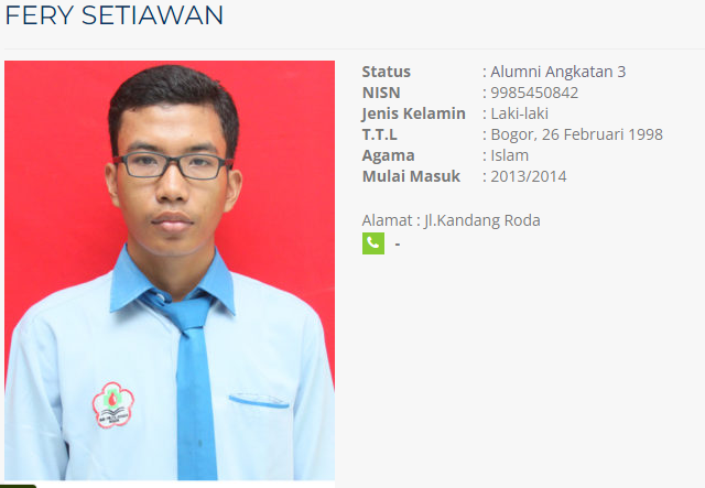 Feri Setiawan Alumni ANgkatan 3