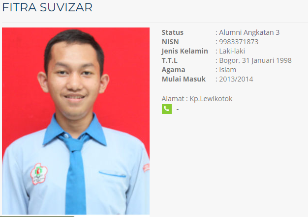 Fitra Suvizar Alumni Angkatan 3