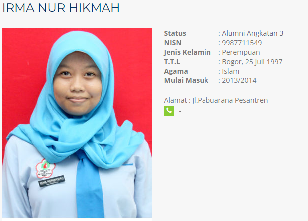 Irma Nur Hikmah Alumni Angkatan 3