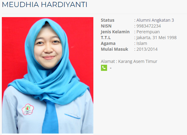 Meudhia Hardiyanti Alumni Angkatan 3