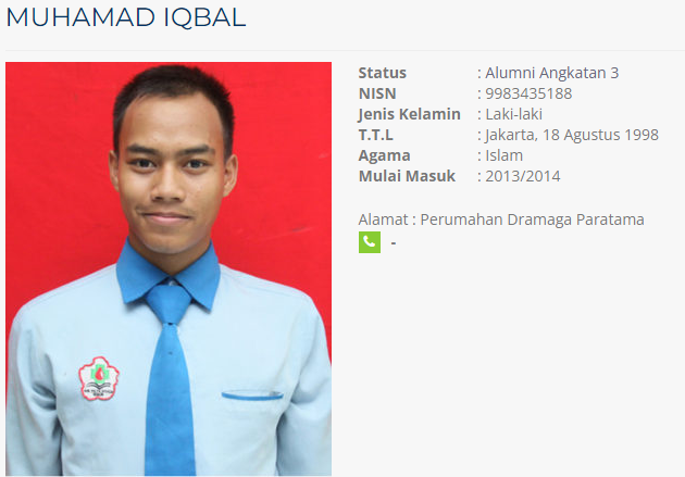Muhamad Iqbal Alumni Angkatan 3