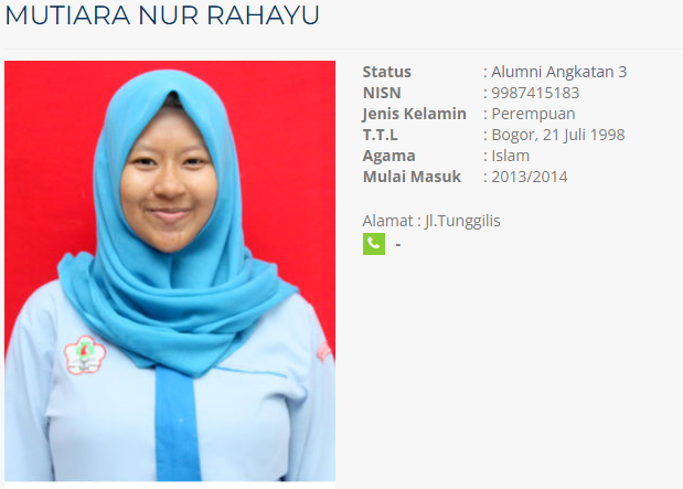 Mutiara Nur Rahayu Alumni ANgkatan 3
