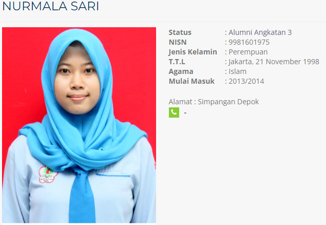 Nurmala Sari Alumni Angkatan 3