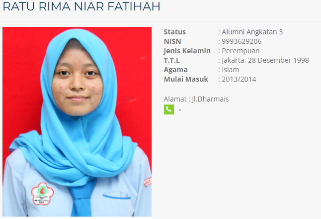 Ratu Rima Niar Fatihah Alumni Angkatan 3