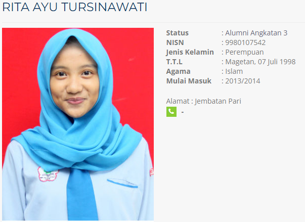 Rita Ayu Tursinawati Alumni Angkatan 3