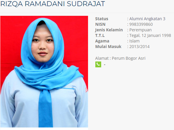 Rizqa Ramadani Sudrajat Alumni Angkatan 3