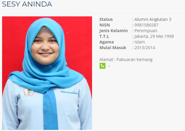 Sesy Aninda Alumni Angkatan 3