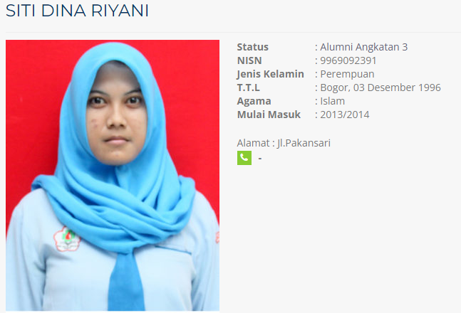 Siti Dina Riyani Alumni Angkatan 3